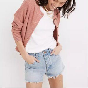 Madewell Relaxed Denim Shorts in Cedarcroft Wash